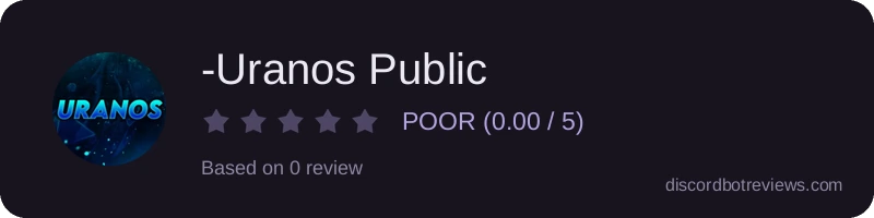 Rating widget preview for -Uranos Public