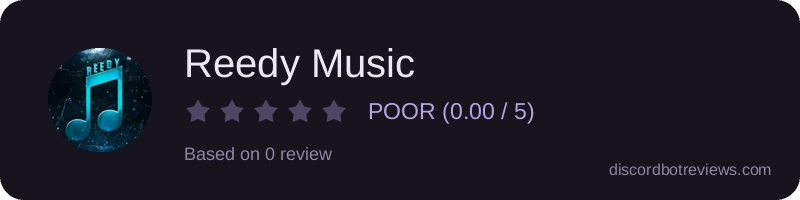Rating widget preview for Reedy Music