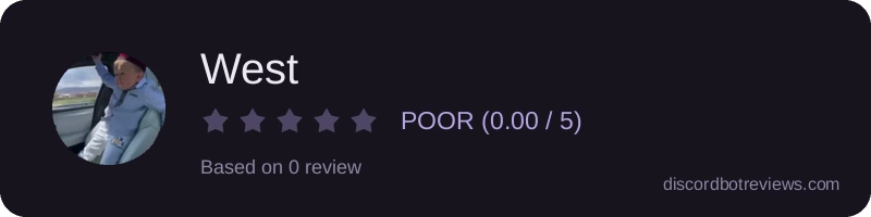 Rating widget preview for West