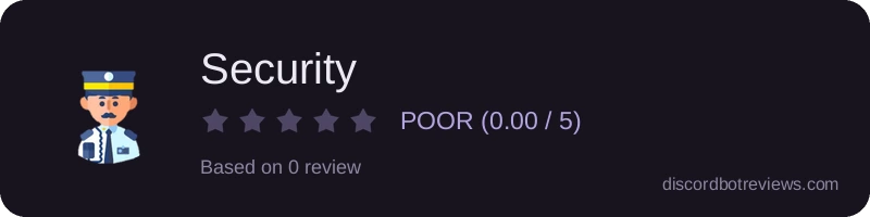 Rating widget preview for Security