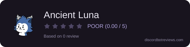Rating widget preview for Ancient Luna