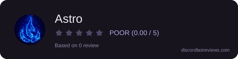 Rating banner for Astro