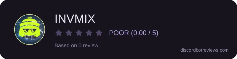 Rating widget preview for INVMIX