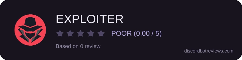 Rating widget preview for EXPLOITER
