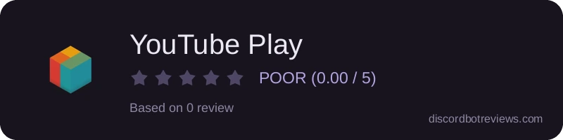 Rating widget preview for YouTube Play