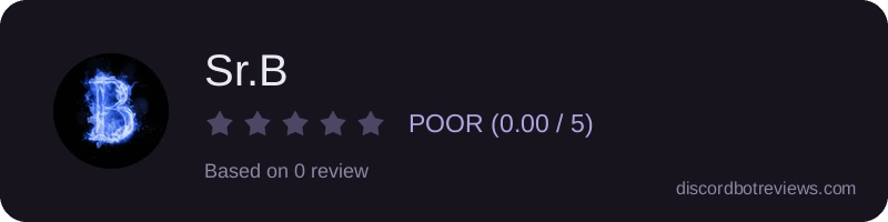 Rating widget preview for Sr.B
