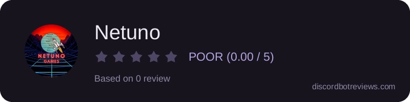 Rating widget preview for Netuno