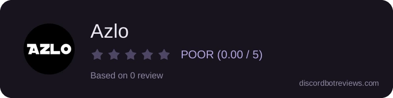 Rating widget preview for Azlo