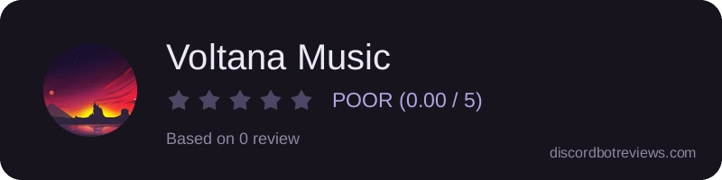 Rating banner for Voltana Music