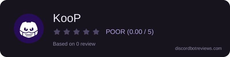 Rating widget preview for KooP