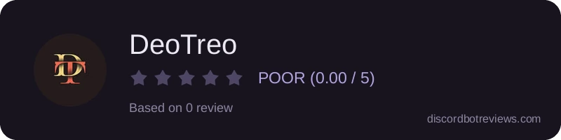 Rating widget preview for DeoTreo