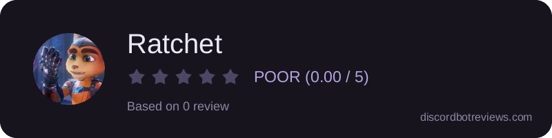 Rating widget preview for Ratchet