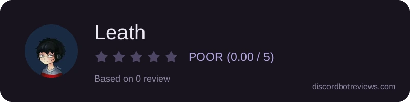 Rating widget preview for Leath