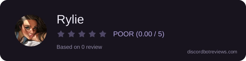 Rating widget preview for Rylie