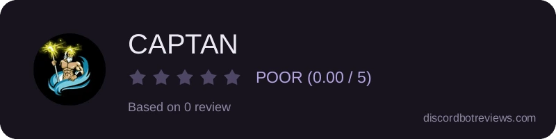 Rating banner for CAPTAN