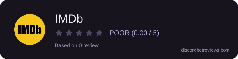 Rating widget preview for IMDb