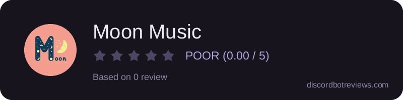 Rating widget preview for Moon Music