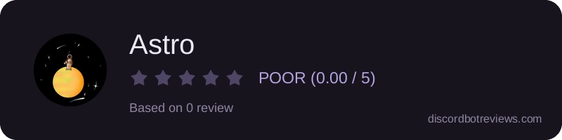 Rating banner for Astro