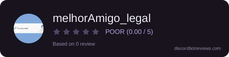 Rating widget preview for melhorAmigo_legal