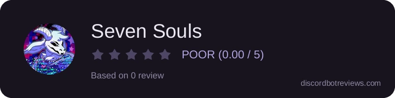 Rating widget preview for Seven Souls