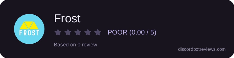 Rating widget preview for Frost