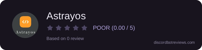 Rating widget preview for Astrayos