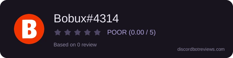 Rating widget preview for Bobux#4314