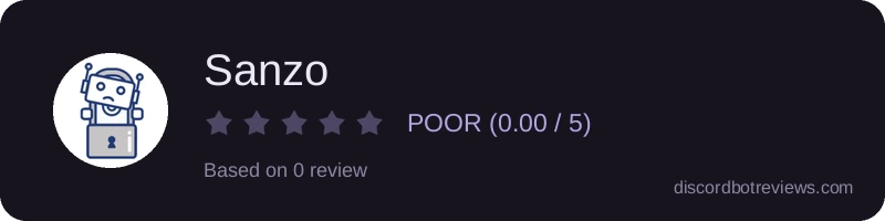 Rating widget preview for Sanzo