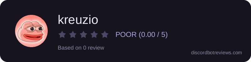 Rating widget preview for kreuzio