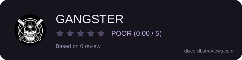 Rating banner for GANGSTER 