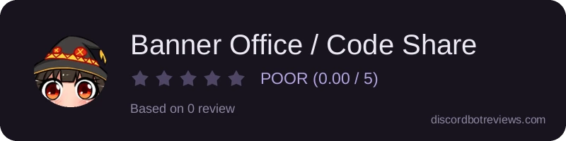 Rating widget preview for Banner Office / Code Share