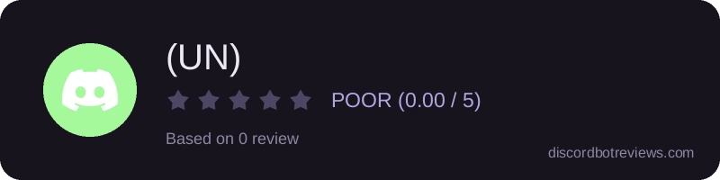 Rating widget preview for (UN)