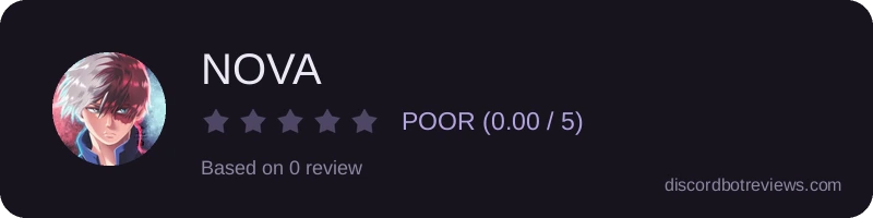 Rating banner for NOVA