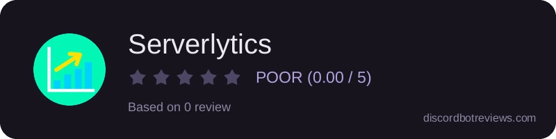 Rating banner for Serverlytics