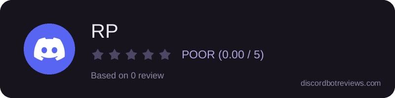 Rating widget preview for RP
