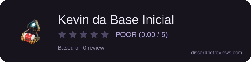 Rating widget preview for Kevin da Base Inicial