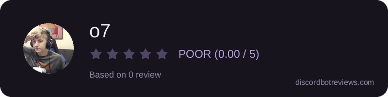 Rating widget preview for o7
