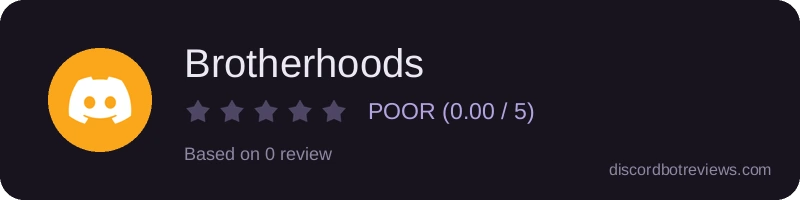 Rating banner for Brotherhoods