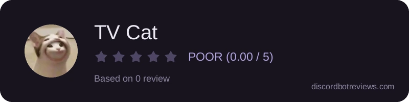 Rating widget preview for TV Cat