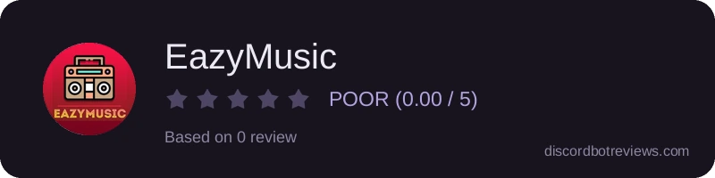 Rating banner for EazyMusic