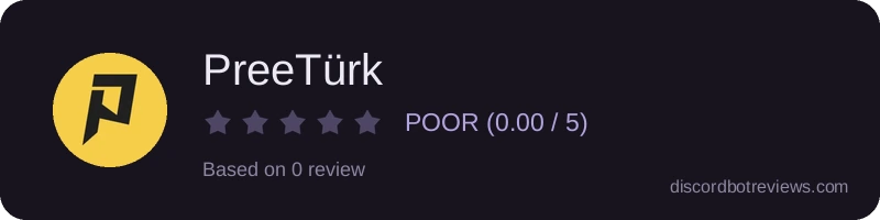 Rating widget preview for PreeTürk