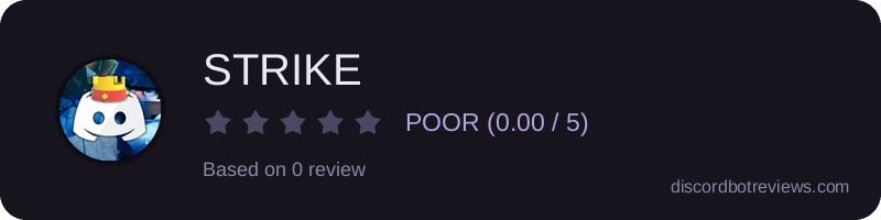 Rating widget preview for STRIKE