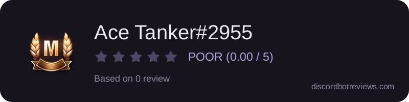 Rating widget preview for Ace Tanker#2955