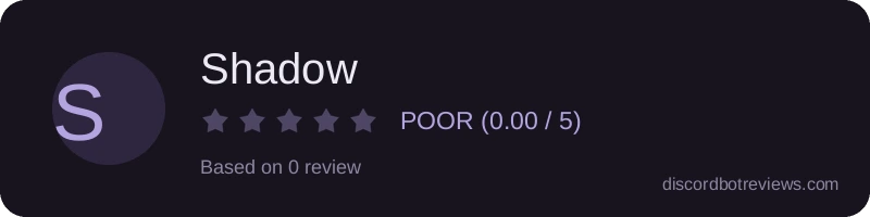 Rating banner for Shadow
