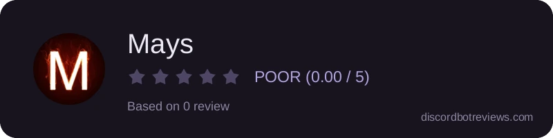 Rating banner for Mays 