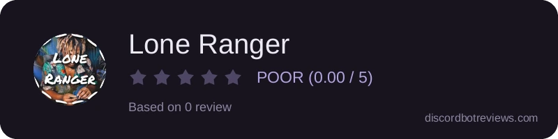 Rating banner for Lone Ranger