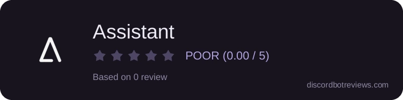 Rating widget preview for Assistant