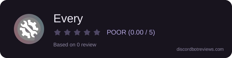 Rating banner for Every