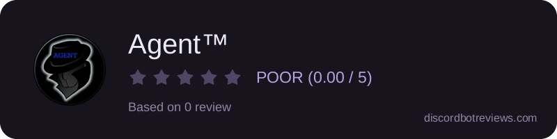 Rating widget preview for Agent™