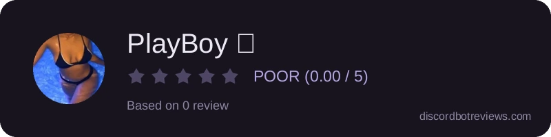 Rating banner for PlayBoy 🐇